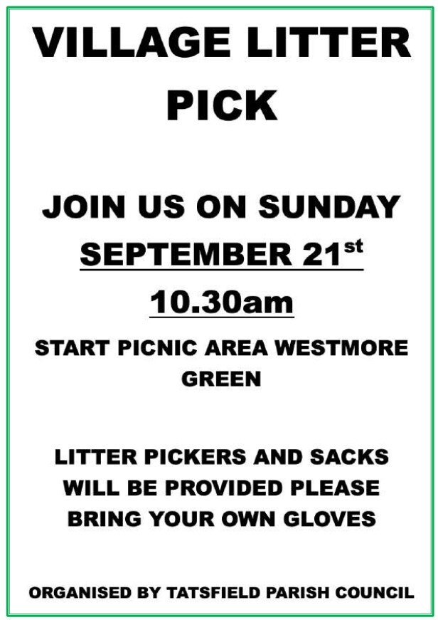 a - litter pick