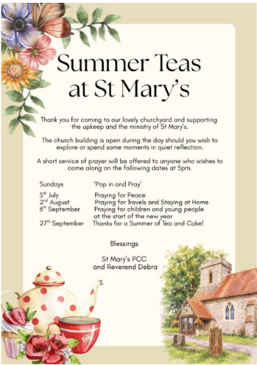 a - Summer Teas - 27 Sept