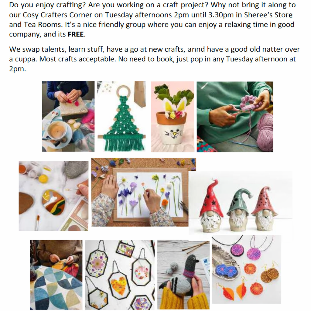 Cosy Crafters Corner